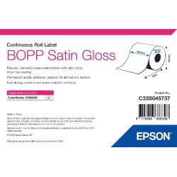 BOPP SATIN GLOSS LABEL/CONTINUOUS ROLL 203MMX68M