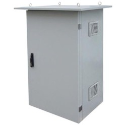 Rack termoizolovaný LC-07, 15U 700x400, RAL 7035 s vent. pravá bočnice