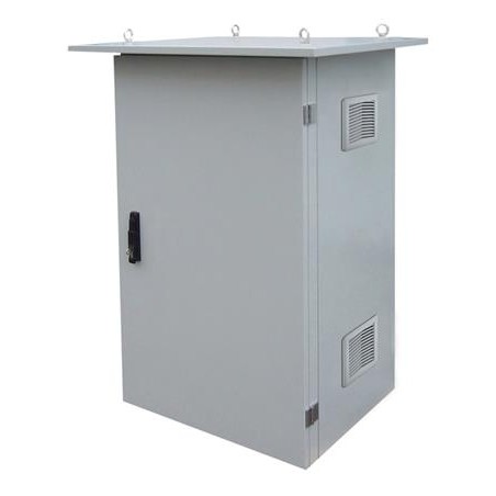 Rack termoizolovaný LC-07, 15U 700x400, RAL 7035 s vent. pravá bočnice