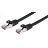 C-TECH kabel patchcord Cat6, FTP, černý, 1m
