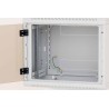 Nástěnný rozvaděč jednodílný 9U (š)600x(h)595 perfor.dveře
