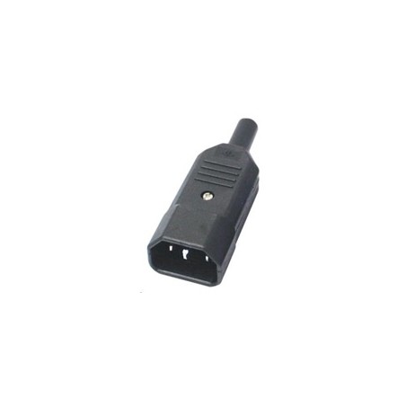 PREMIUMCORD Konektor napájecí 230V na kabel (samec, IEC C14)