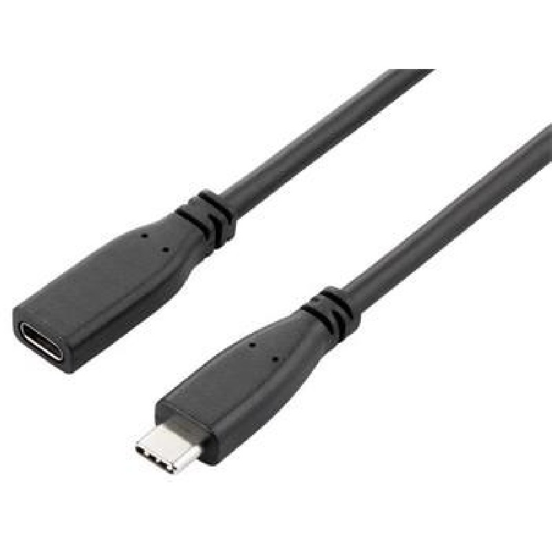 PremiumCord Prodlužovací kabel USB 3.2 generation 2, C/male - C/female, 1,5m