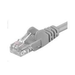 PremiumCord Patch kabel UTP RJ45-RJ45 CAT6 20m šedá