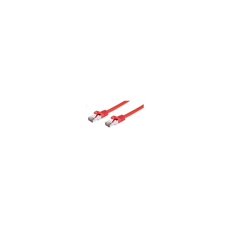 C-TECH kabel patchcord Cat6, FTP, červený, 2m