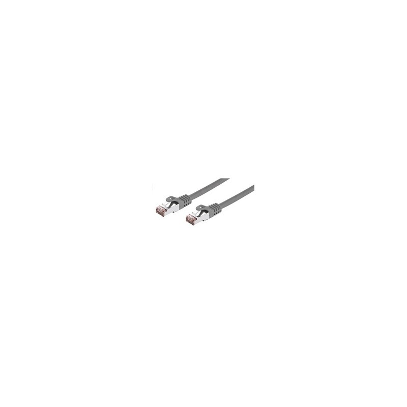 C-TECH kabel patchcord Cat6, FTP, šedý, 0,25m