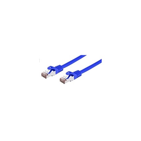 C-TECH kabel patchcord Cat6, FTP, modrý, 2m