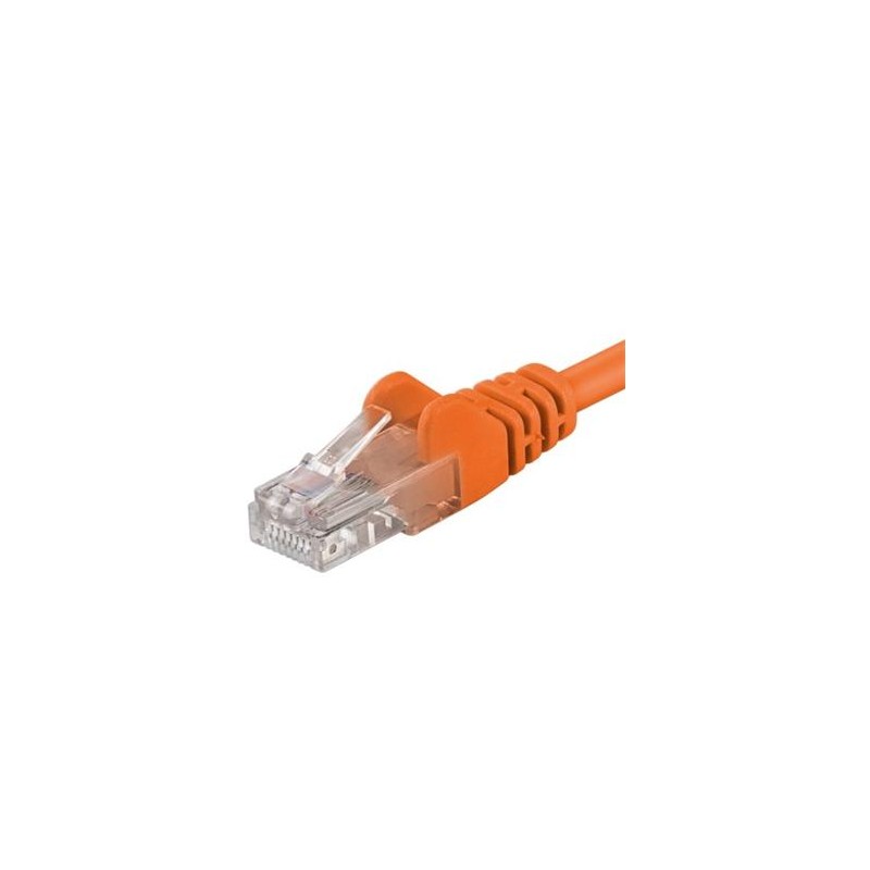 Patch kabel UTP RJ45-RJ45 level 5e 2m oranžová