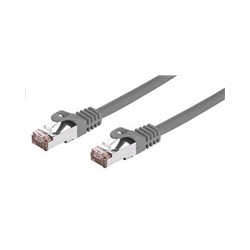 C-TECH kabel patchcord Cat6, FTP, šedý, 5m