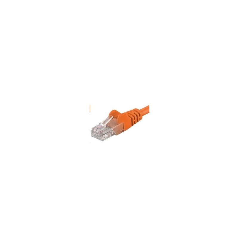 PREMIUMCORD Patch kabel UTP RJ45-RJ45 CAT5e 3m oranžová