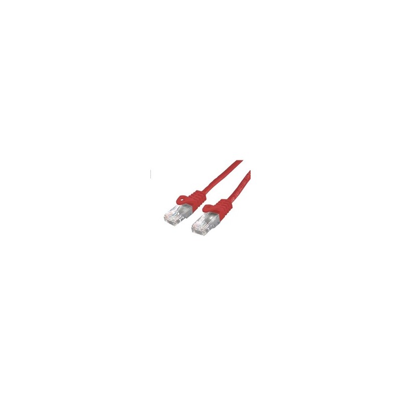 C-TECH kabel patchcord Cat6, UTP, červený, 5m