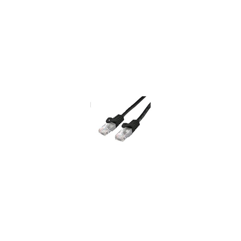 C-TECH kabel patchcord Cat6, UTP, černý, 5m