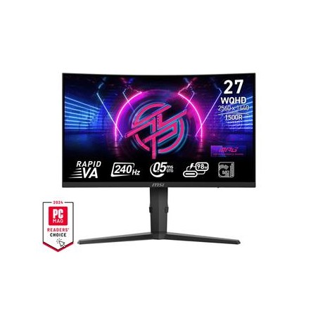 MSI MPG/275CQRXF/27"/VA/QHD/240Hz/0,5ms/Černá/3R
