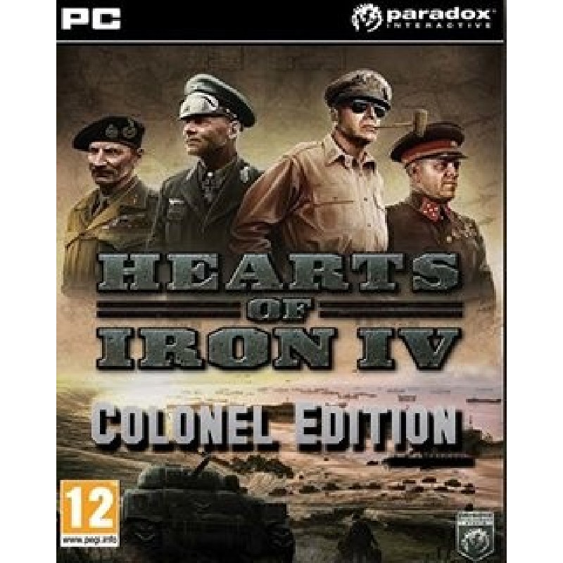 Hearts of Iron IV Colonel Edition – hra pro PC (elektronická licence)