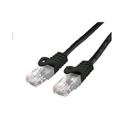 C-TECH kabel patchcord Cat6, UTP, černý, 3m