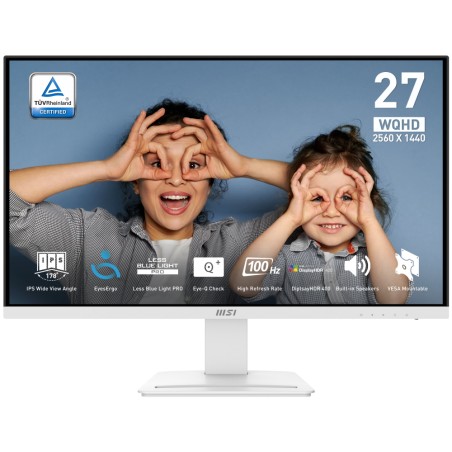 MSI Pro/MP273QW E2/27"/IPS/QHD/100Hz/1ms/Bílá/3R