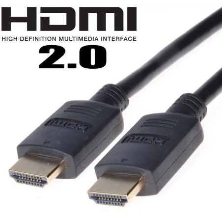 PREMIUMCORD Kabel HDMI 2.0 High Speed + Ethernet, zlacené konektory, 7,5m