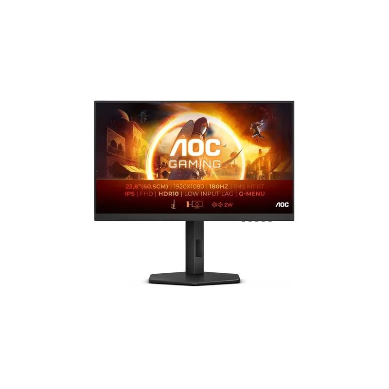 AOC MT 23,8" 24G4HA - 1920x1080,IPS,200Hz,HDR10,2xHDMI,1xDP,Repro,Pivot