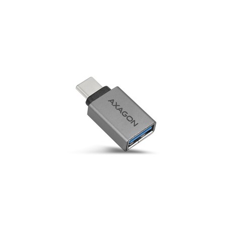 AXAGON RUCM-AFA, redukce USB-C (M) - USB-A (F), USB 3.2 Gen 2, 3A, ALU