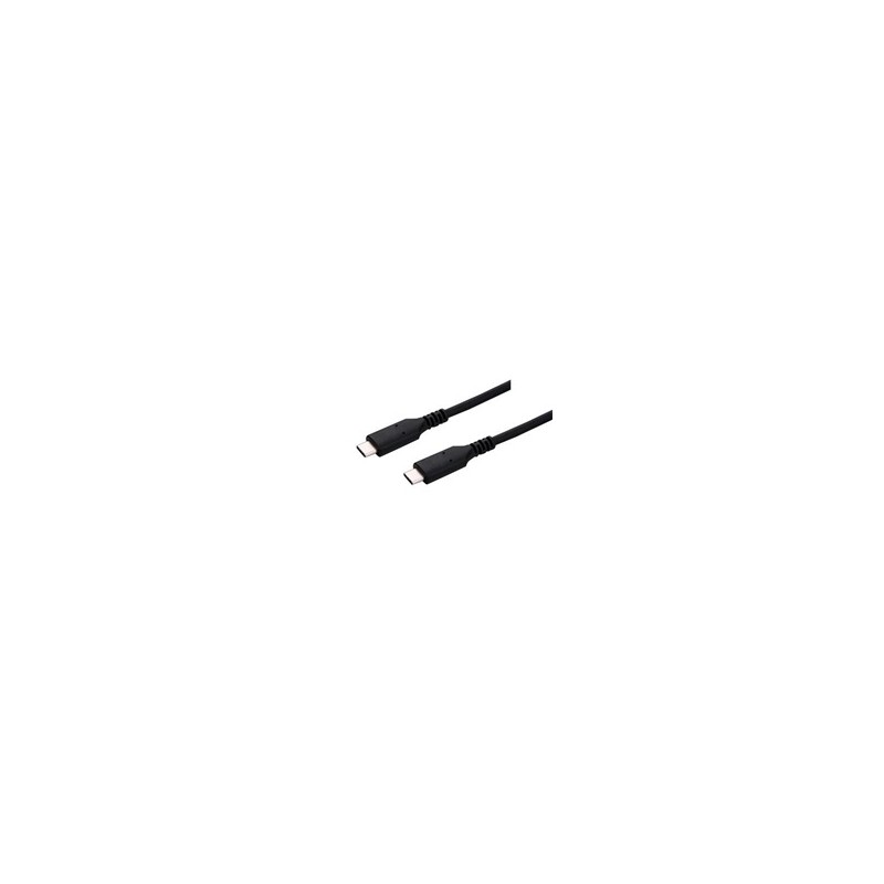 C-TECH kabel USB 4.0, Type-C (CM/CM), PD 100W, 40Gbps, 1m, černý