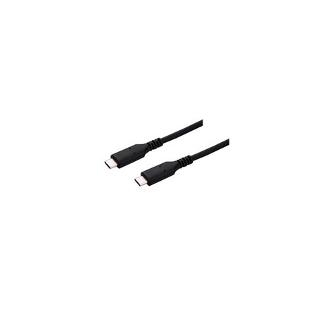 C-TECH kabel USB 4.0, Type-C (CM/CM), PD 100W, 40Gbps, 1m, černý