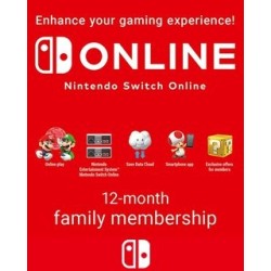 365 Dní Switch Online Membership Family – hra pro Nintendo Switch (elektronická licence)