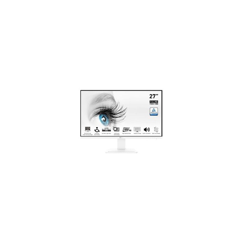 MSI Pro/MP273AW/27"/IPS/FHD/100Hz/1ms/White/2R