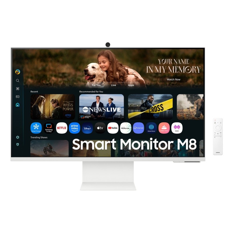 SAMSUNG MT LED LCD 32" Smart Monitor M8 (M80F) VA, UHD, 60hz, 4ms, hdmi, usb-c, speaker, pivot
