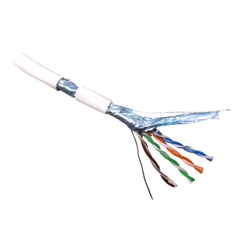 DATACOM FTP drát CAT5E PVC,Eca 305m bílý