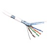 DATACOM FTP drát CAT5E PVC,Eca 305m bílý