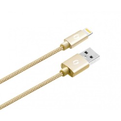 ALIGATOR PREMIUM 2A kabel, Lightning 2m, zlatý