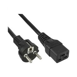 PremiumCord kabel síťový k počítači 230V 16A 1,5m IEC 320 C19 konektor
