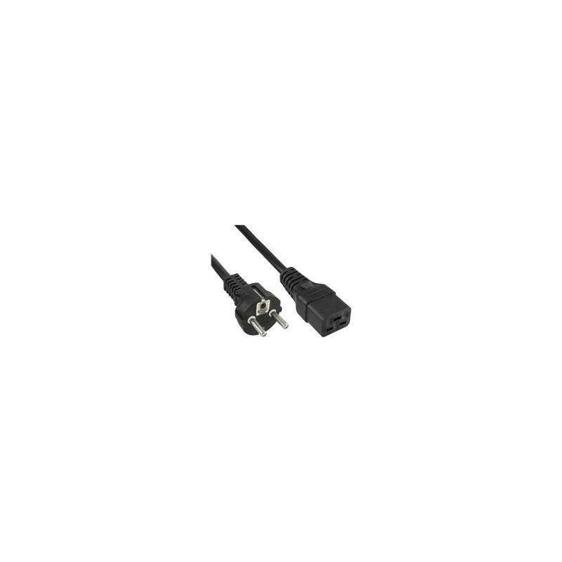 PremiumCord kabel síťový k počítači 230V 16A 1,5m IEC 320 C19 konektor