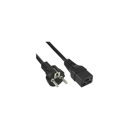 PremiumCord kabel síťový k počítači 230V 16A 1,5m IEC 320 C19 konektor