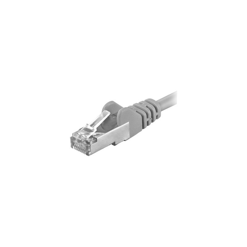 Premiumcord Patch kabel CAT 6a S-FTP,RJ45-RJ45,LSOH, AWG 26/7 1,5m šedá