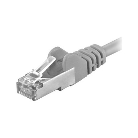 Premiumcord Patch kabel CAT 6a S-FTP,RJ45-RJ45,LSOH, AWG 26/7 1,5m šedá