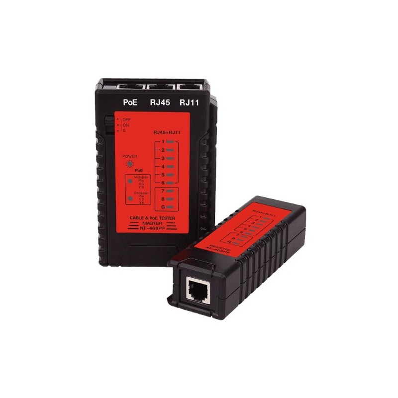 W-Star Tester WSNF468PF, tester POE napájení dle 802.3af