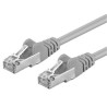 Premiumcord Patch kabel CAT 6a S-FTP,RJ45-RJ45,LSOH, AWG 26/7 3m šedá