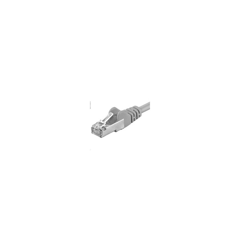 PREMIUMCORD Patch kabel CAT6a S-FTP, RJ45-RJ45, AWG 26/7 1,5m šedá