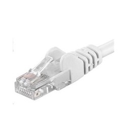 PREMIUMCORD Patch kabel UTP RJ45-RJ45 CAT5e 3m bílá
