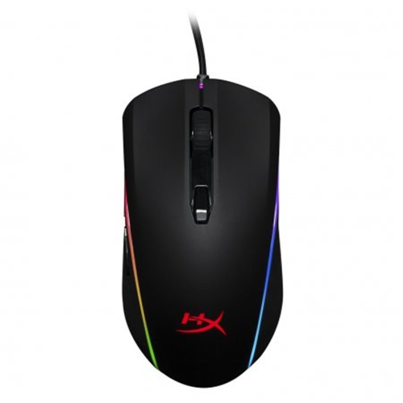 HP HyperX Pulsefire Surge/Herní/Optická/Pro praváky/16 000 DPI/Drátová USB/Černá