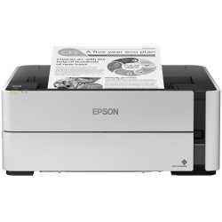 EPSON tiskárna ink EcoTank Mono M1180, A4, 1200x2400dpi, 39ppm, USB, Ethernet, Wi-Fi, Duplex