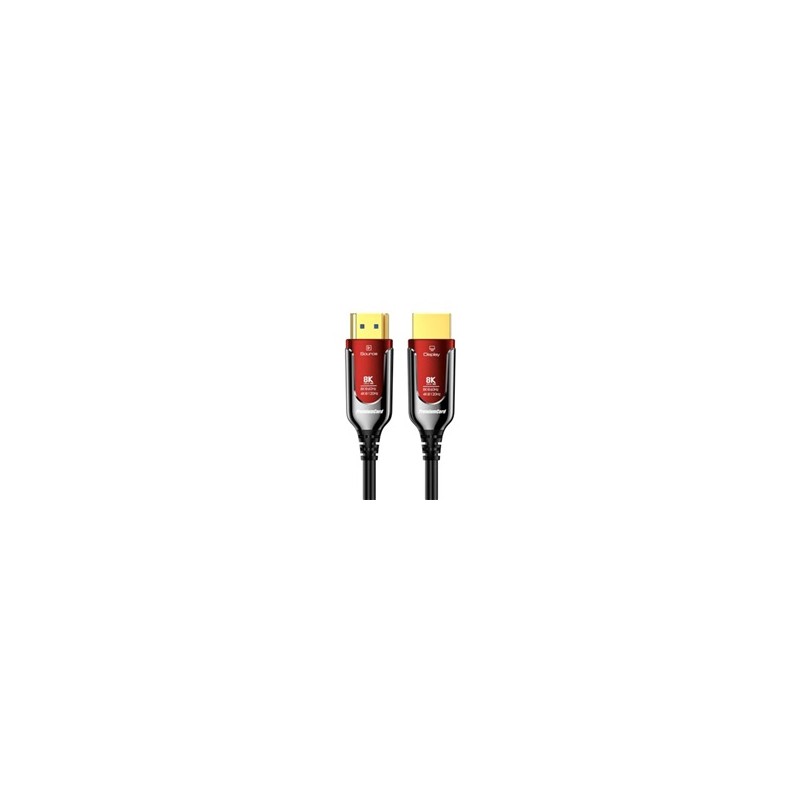 PREMIUMCORD Ultra High Speed HDMI 2.1 optický fiber kabel 8K@60Hz, zlacené 5m