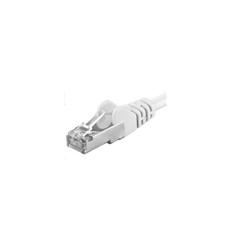 PREMIUMCORD Patch kabel CAT6a S-FTP, RJ45-RJ45, AWG 26/7 1,5m bílá