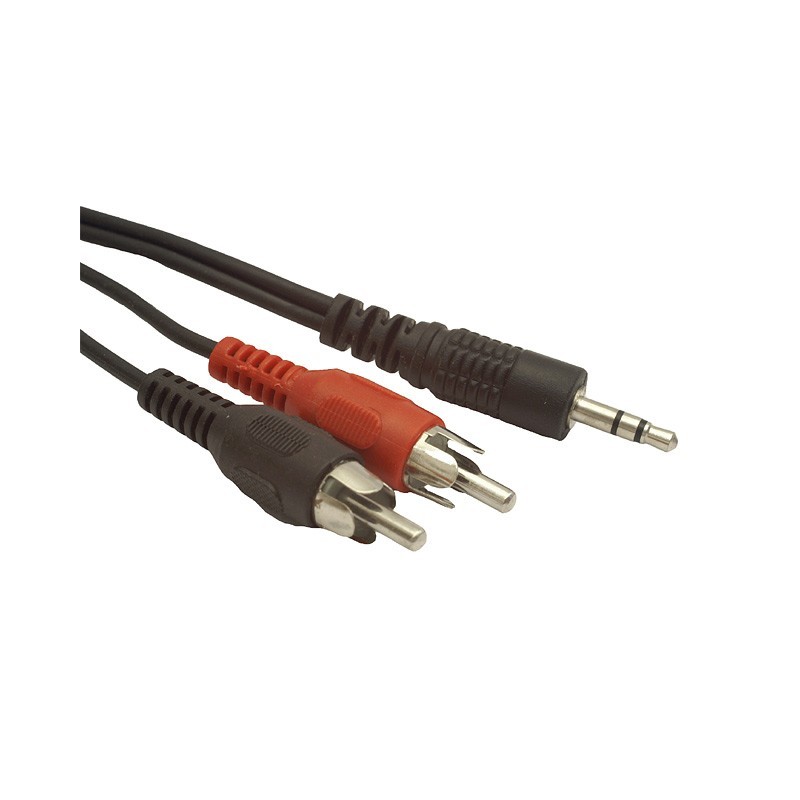 GEMBIRD kabel minijack 3.5mm - 2x RCA M/M 2,5m