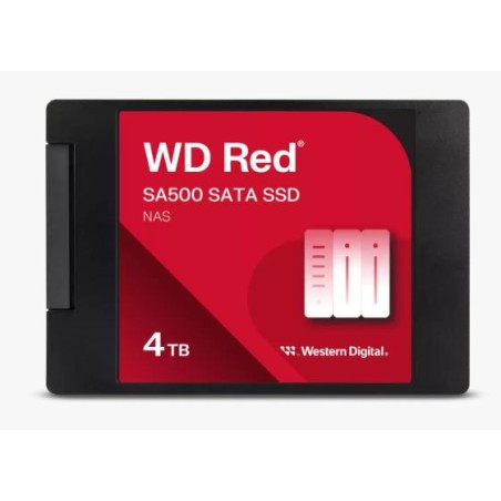 WD RED SSD 3D NAND WDS400T2R0A 4TB SATA/600 Powered by SanDisk, (R:560, W:530MB/s), 2.5"