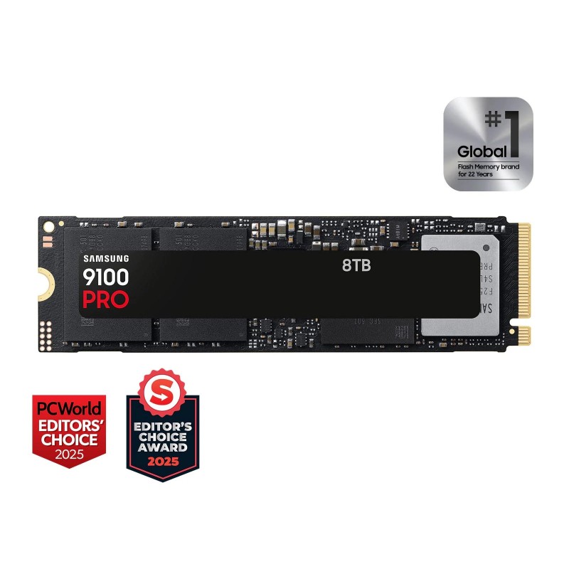 Samsung SSD 9100 PRO PCIe 5.0 NVMe M.2 SSD - 8 TB