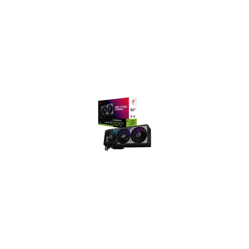 ASUS VGA NVIDIA GeForce RTX 5070 Ti ROG STRIX 16GB OC, 16GB GDDR7, 3xDP, 2xHDMI