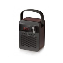 CARNEO F90 FM rádio, bluetooth reproduktor, black/wood