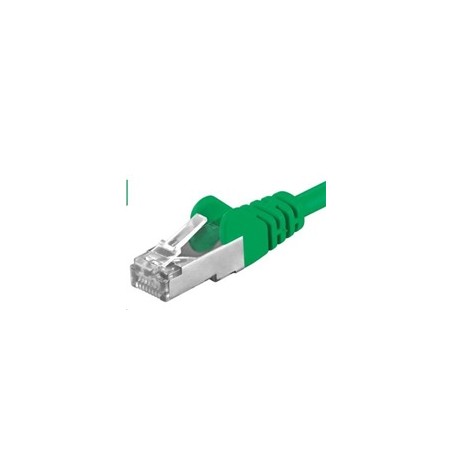 PREMIUMCORD Patch kabel CAT6a S-FTP, RJ45-RJ45, AWG 26/7 3m zelená